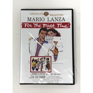 Mario Lanza For the First Time DVD NEW Sealed Warner Archive Zsa Zsa Gabor 1959